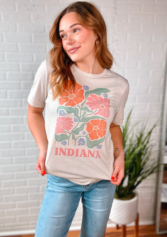 Floral Indiana Graphic Tee