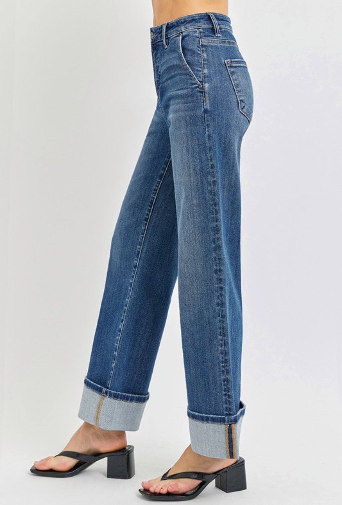 Risen Cuffed Denim
