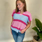 Pink Sky Sweater Top