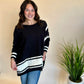 Levi Black Stripe Sweater- FINAL