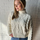 Ivory Pearl Knit Sweater