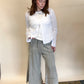 Paige Crochet Front Tie Cardigan