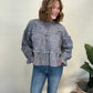 Ruffle Plaid Top