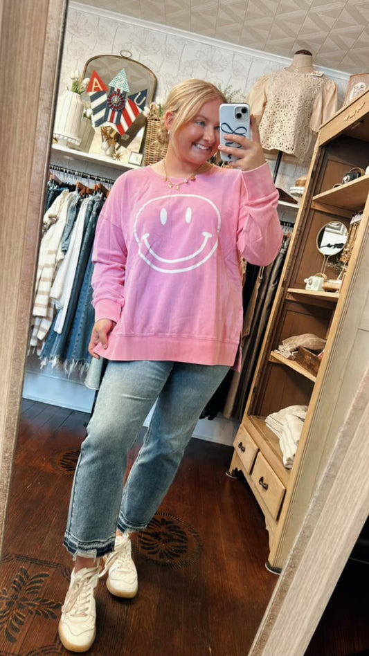 Smiley Face Pullover