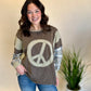 Olive Peace Sweater