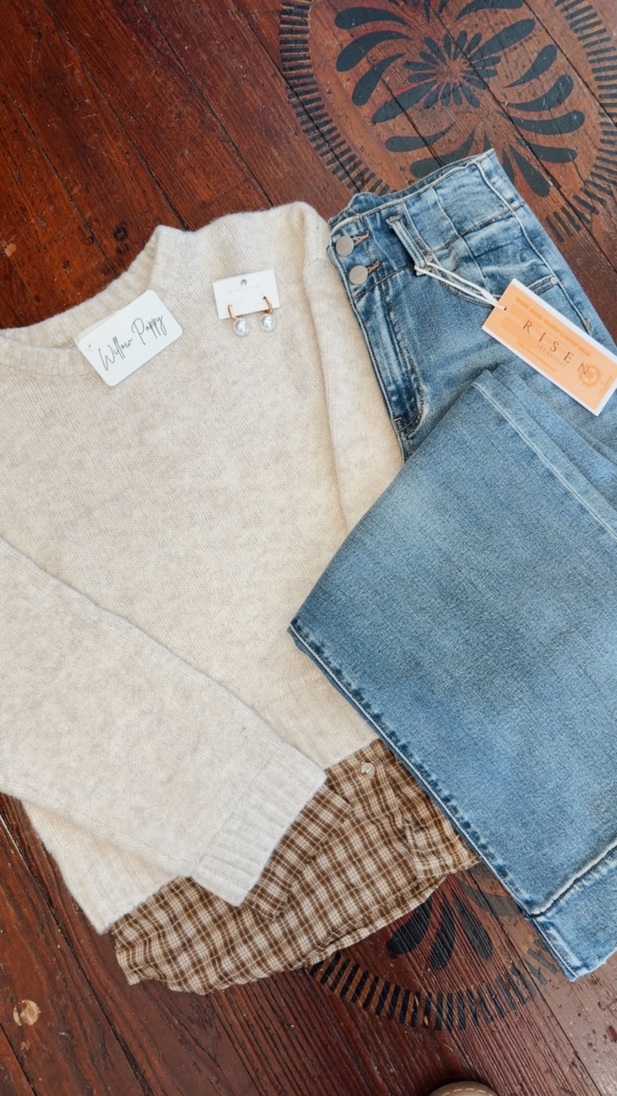Alivia Flannel Sweater
