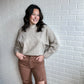 Oat Mock Neck Sweater