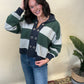 Emerald and Navy Stripe Pullover