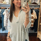 Grey Mineral Wash Pullover