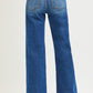 Dark Wash Wide Leg Denim