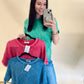 Summer Waffle Knit Top