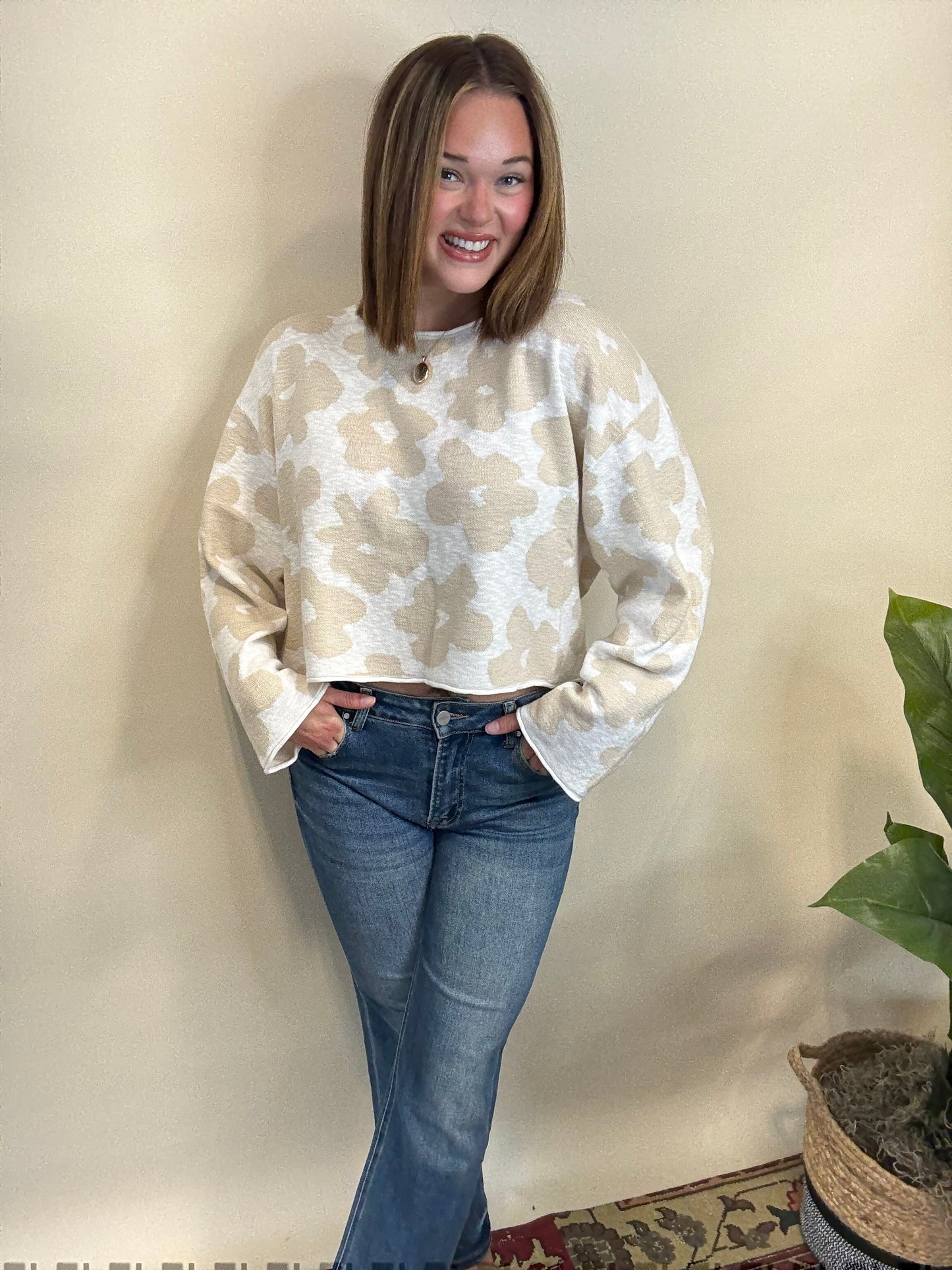 Floral Sweater