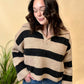 Mallory Black Stripe Sweater