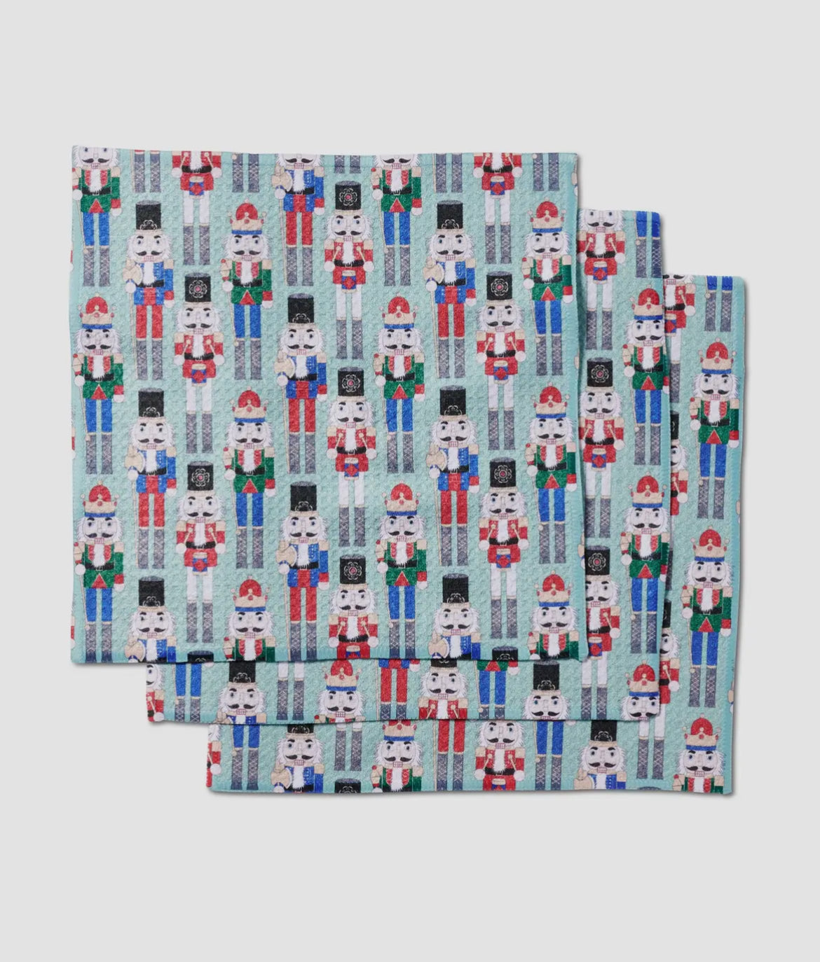 Nuts Cracking Geometry Dish Towel