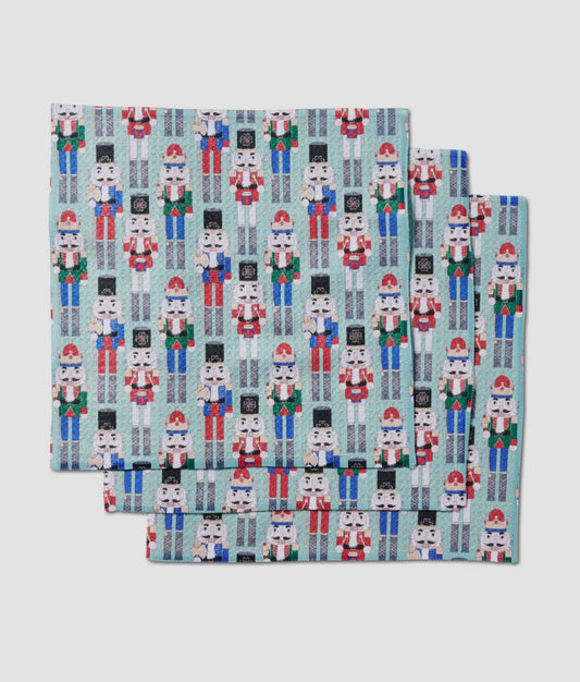 Nuts Cracking Geometry Dish Towel