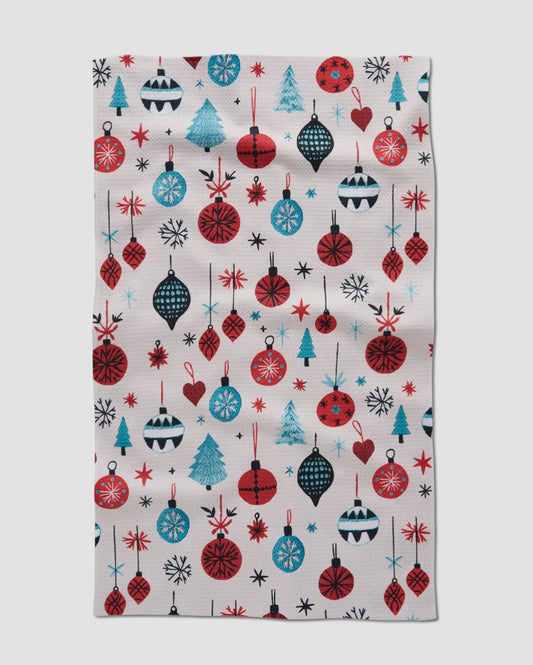 Embroidered Ornaments Geometry Towel