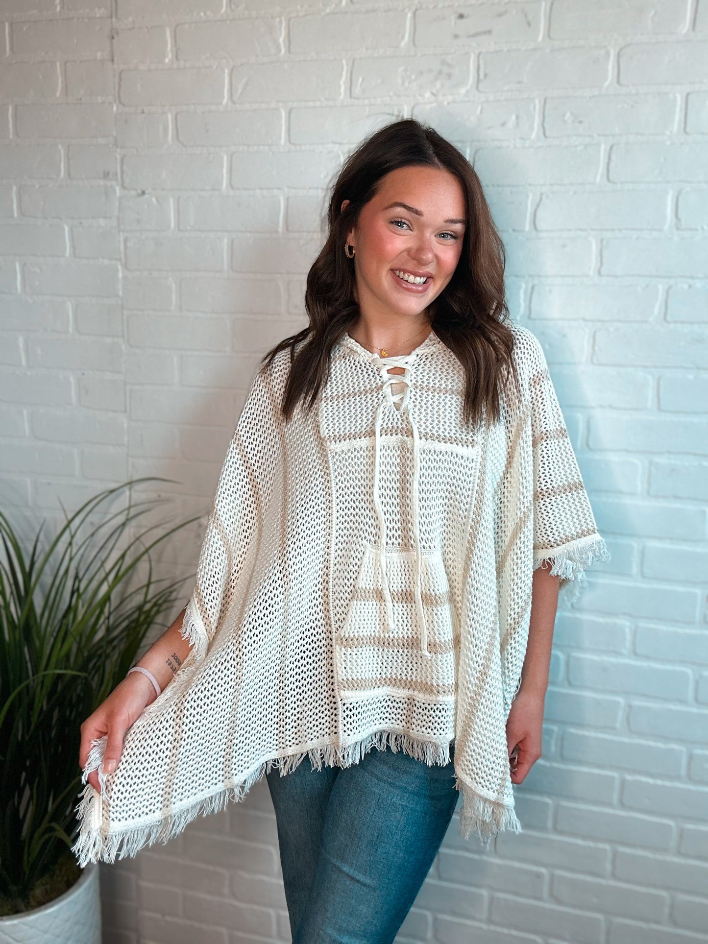 Carolina Knit Poncho