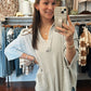 Grey Mineral Wash Pullover