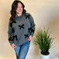 Charcoal Coquette Sweater