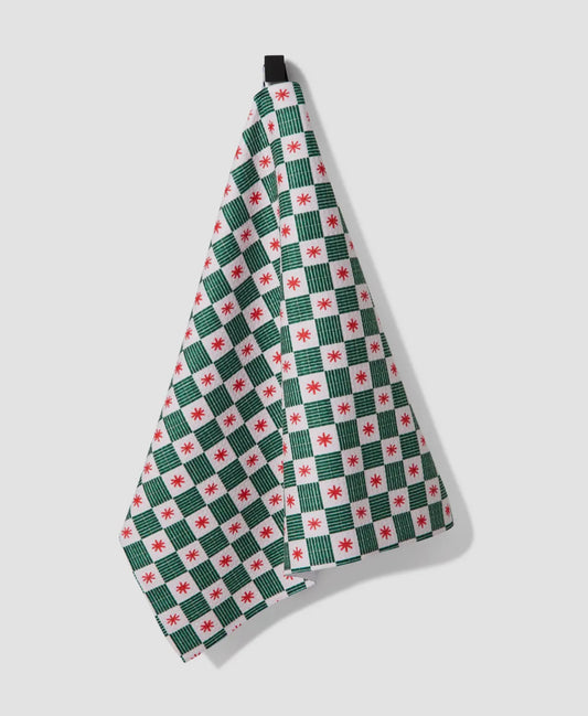 Jolly Grid Geometry Towel