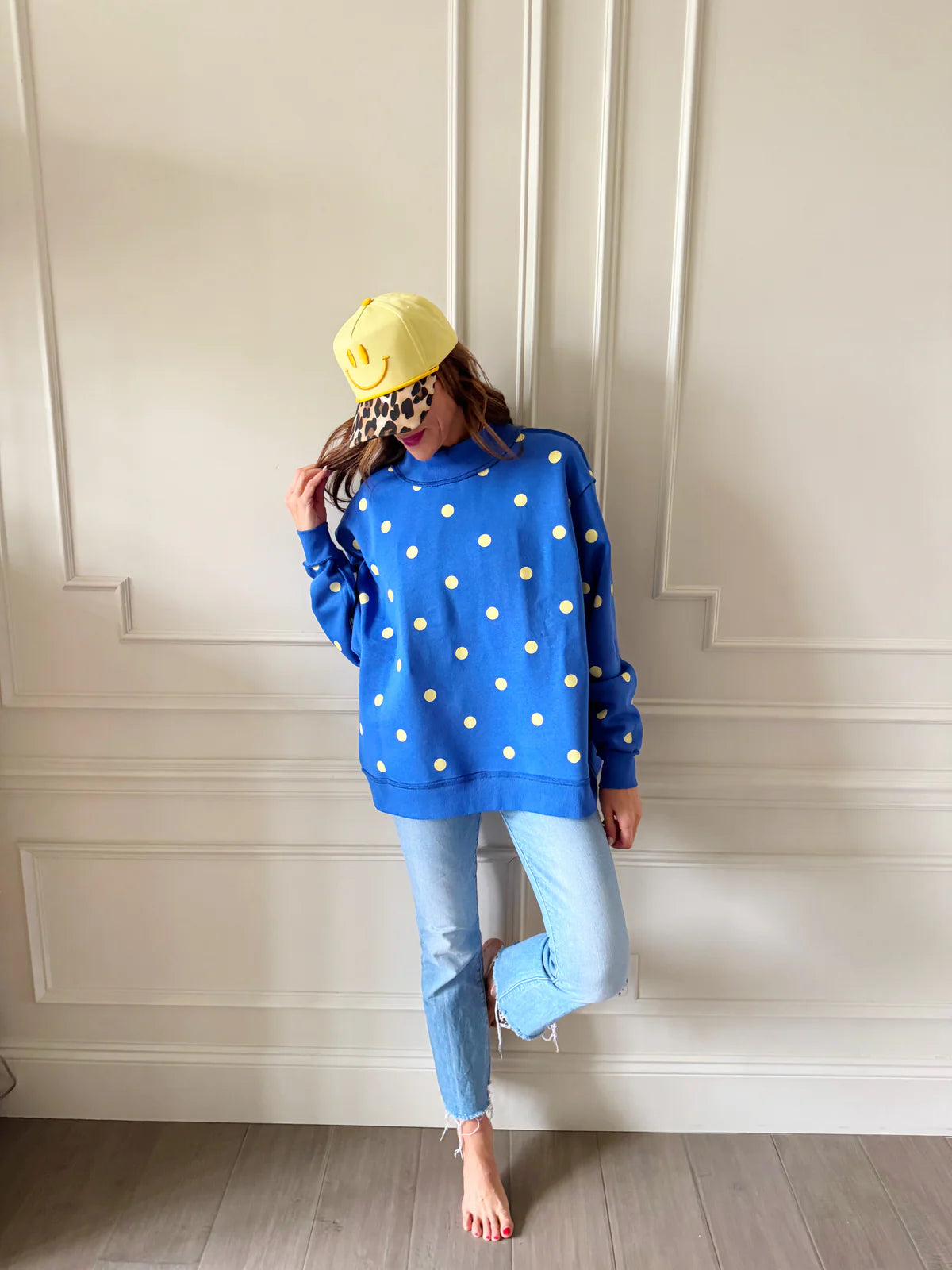 Mother Reversible Mock Neck
