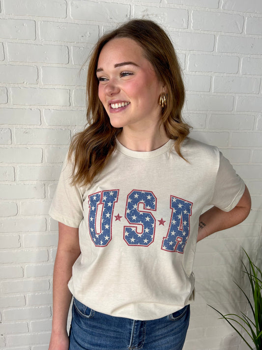 Star USA Graphic Tee- Made to Order