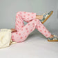 Pink Polka Dot Denim