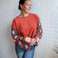 Rust Crochet Sweater