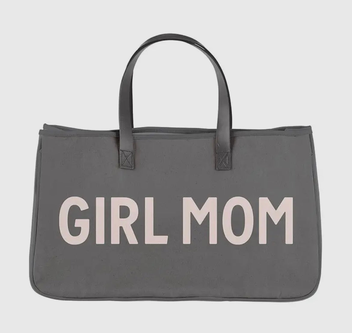 Girl Mom Canvas Tote