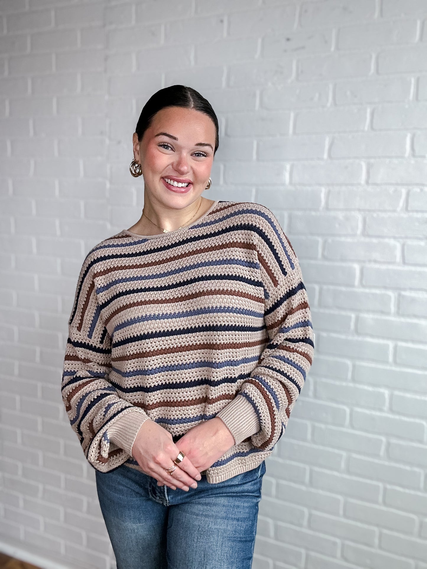 Sunday Multi Stripe Sweater