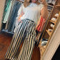 Forest Striped Linen Pants