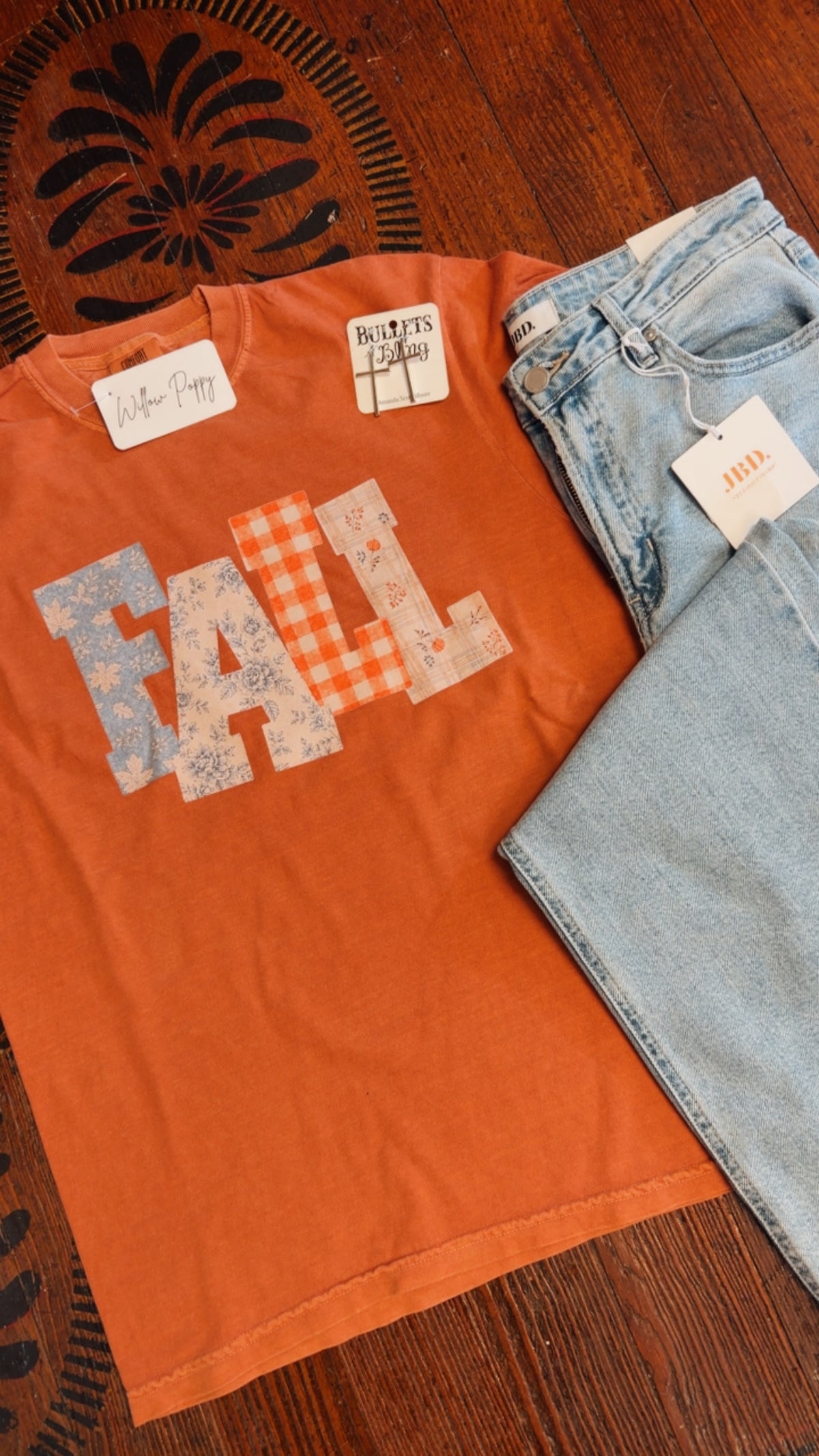Orange Fall T Shirt