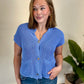Delilah Blue Knit Vest