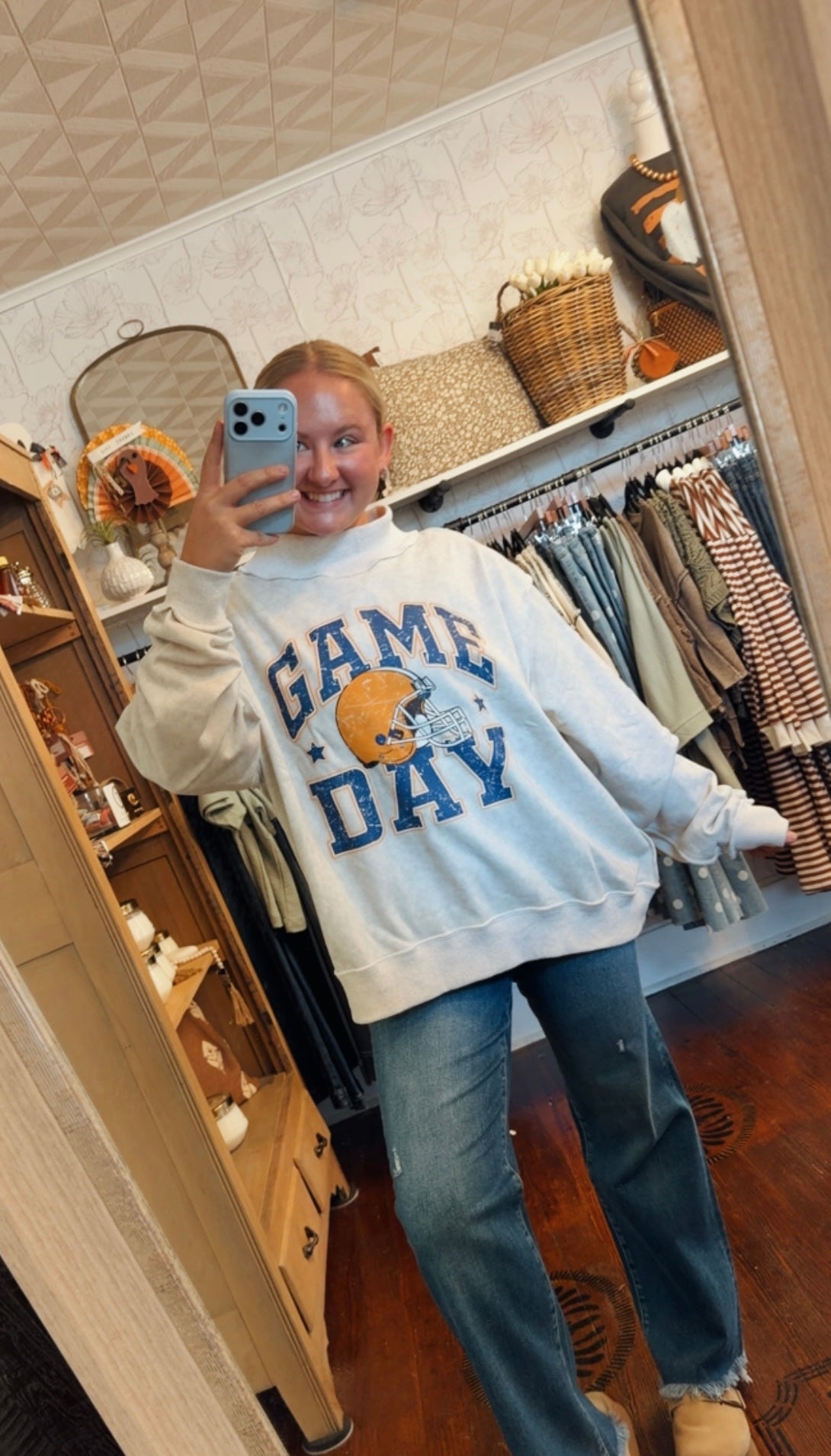 Game Day Mockneck