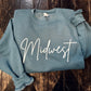 Teal Midwest Crewneck