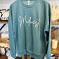 Teal Midwest Crewneck