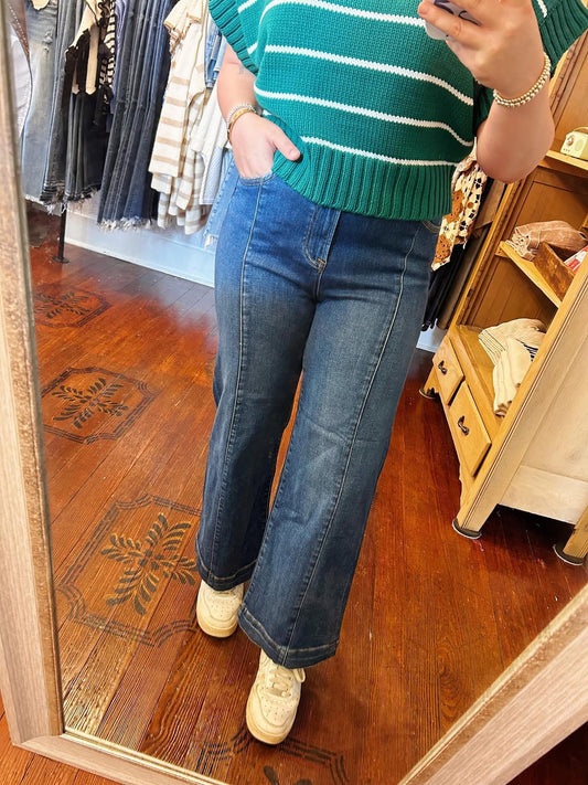 Annabelle Ankle Wide Jeans