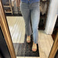High Rise Ankle Flare Jeans