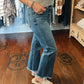Tummy Control Straight Fray Jeans