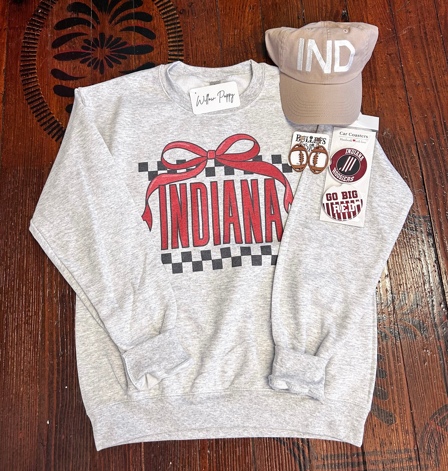 Indiana Bow Crewneck