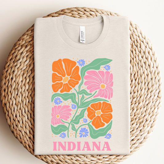 Floral Indiana Graphic Tee