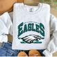 Eagles Football Tee/Crew-Made to order