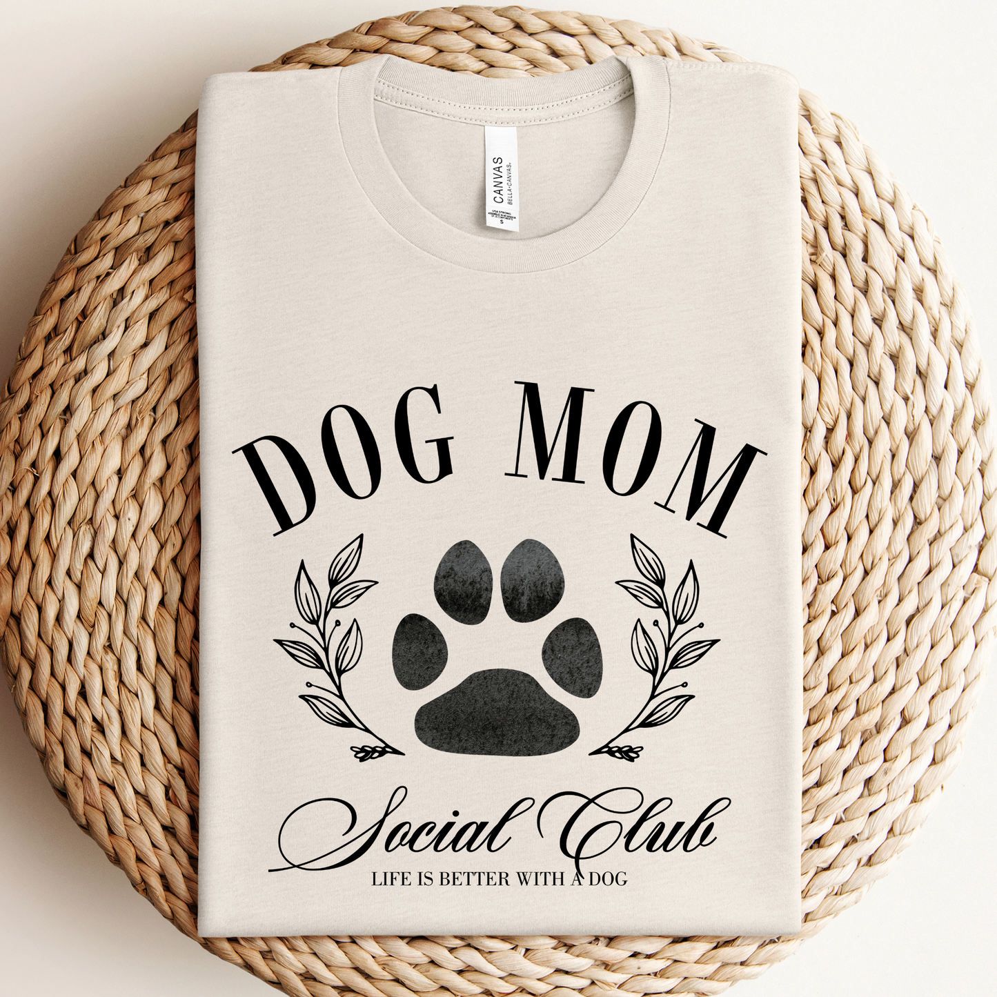 Dog Mom Graphic Tee-Made to Order