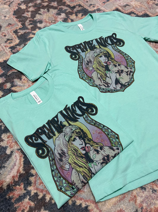 Mint Stevie Graphic Tee