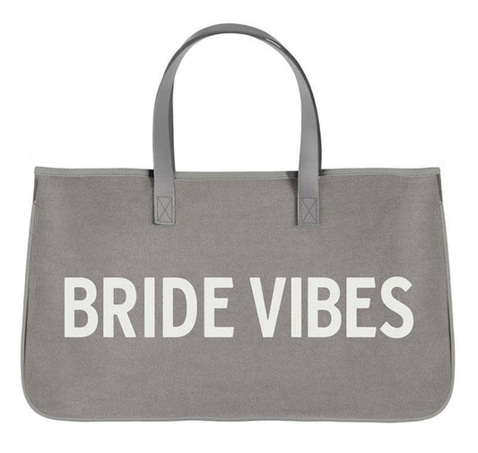 Bride Vibes Canvas Tote