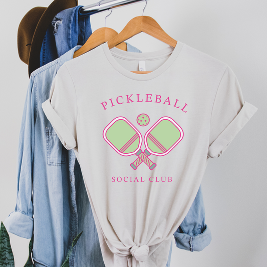 Pickleball Social Club Graphic Tee/Crew- ONLINE EXCLUSIVE