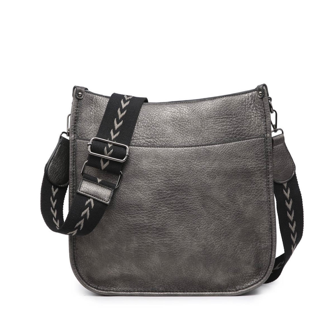 Chloe Gunmetal Crossbody