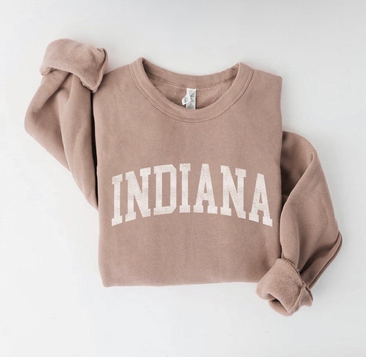 Mocha Indiana Crewneck